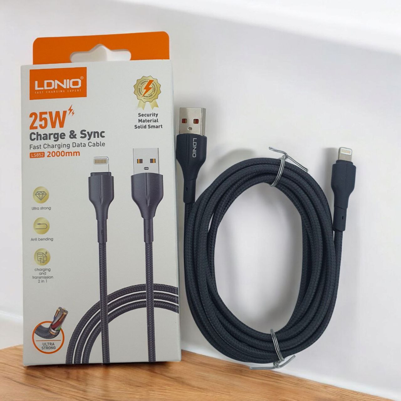 Cargador Ldnio Usb a iPhone 2mt 25w