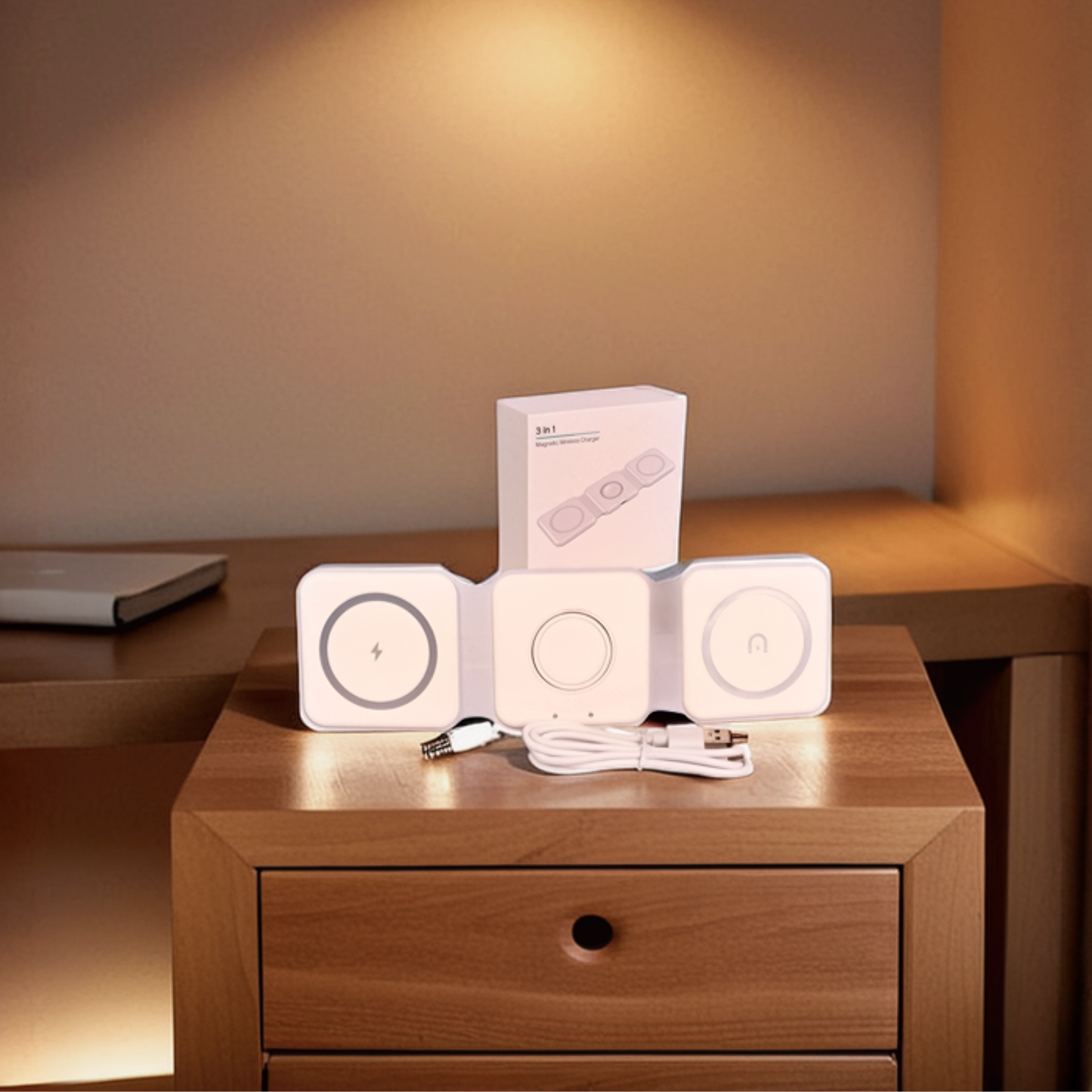 3 en 1 Cargador inalambrico